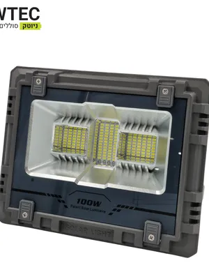 תאורת הצפה סולארית 100W 385*303 6000K